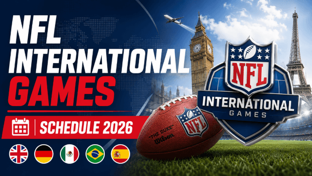 NFL International Games Schedule 2026