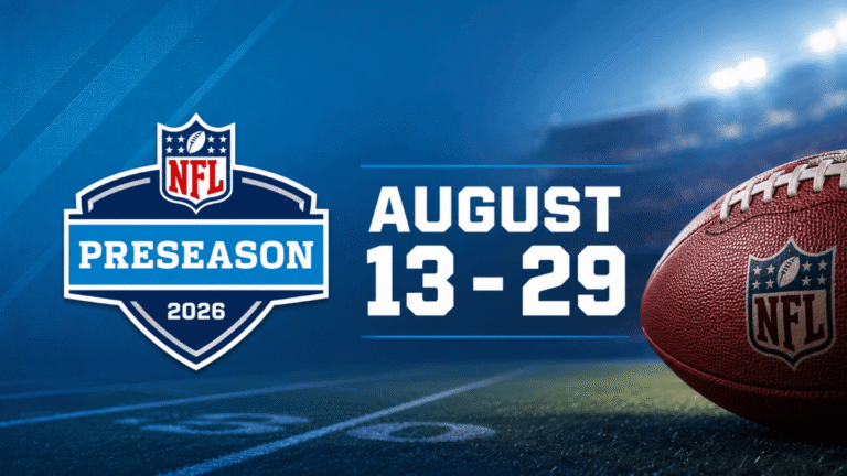 NFL Preseason Schedule 2026